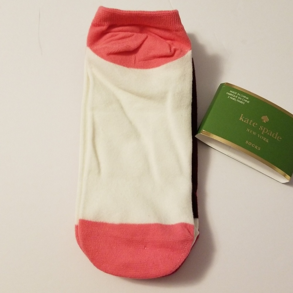 ♠️Kate Spade 3 Pack No Show  Socks - Picture 4 of 5